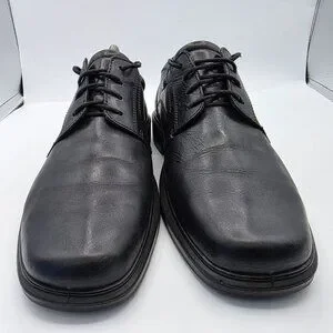 ECCO Helsinki Mens Size 9.5 Black Plain Toe Dress Shoes Oxford Work Wear Casual ECCO Helsinki Mens Size 9.5 Black Plain Toe Dress Shoes  main image 2